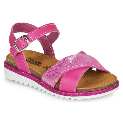 Shoes Girl Sandals Citrouille et Compagnie GAUFRETTE Pink