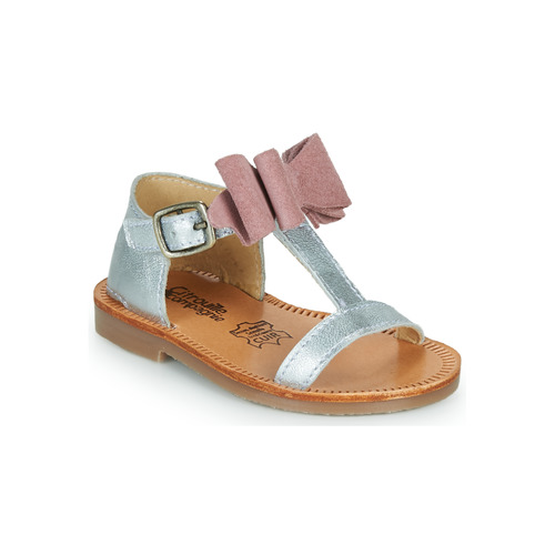 Shoes Girl Sandals Citrouille et Compagnie MELINDA Pink / Gold