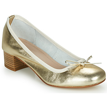 Shoes Women Ballerinas André POEME Gold