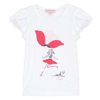 Clothing Girl short-sleeved t-shirts Lili Gaufrette KATINE White