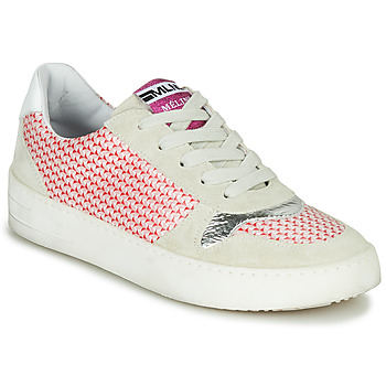 Shoes Women Low top trainers Meline GUILI Beige / Red