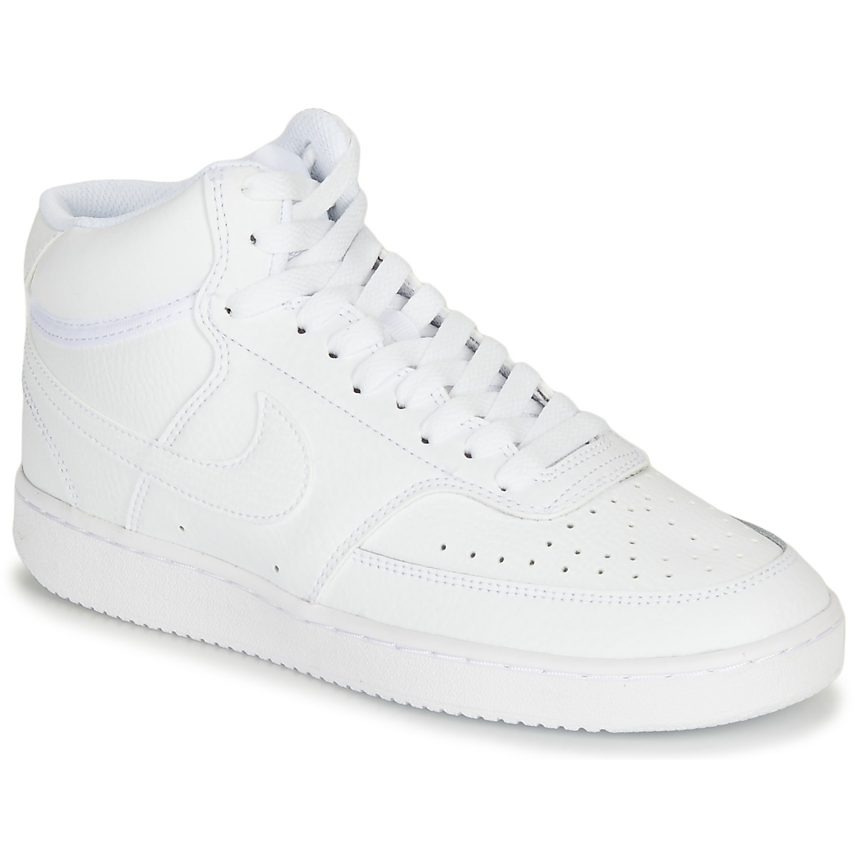 Nike COURT VISION MID White - Fast delivery | Spartoo Europe ! - Shoes Low  top trainers Women 74,99 €