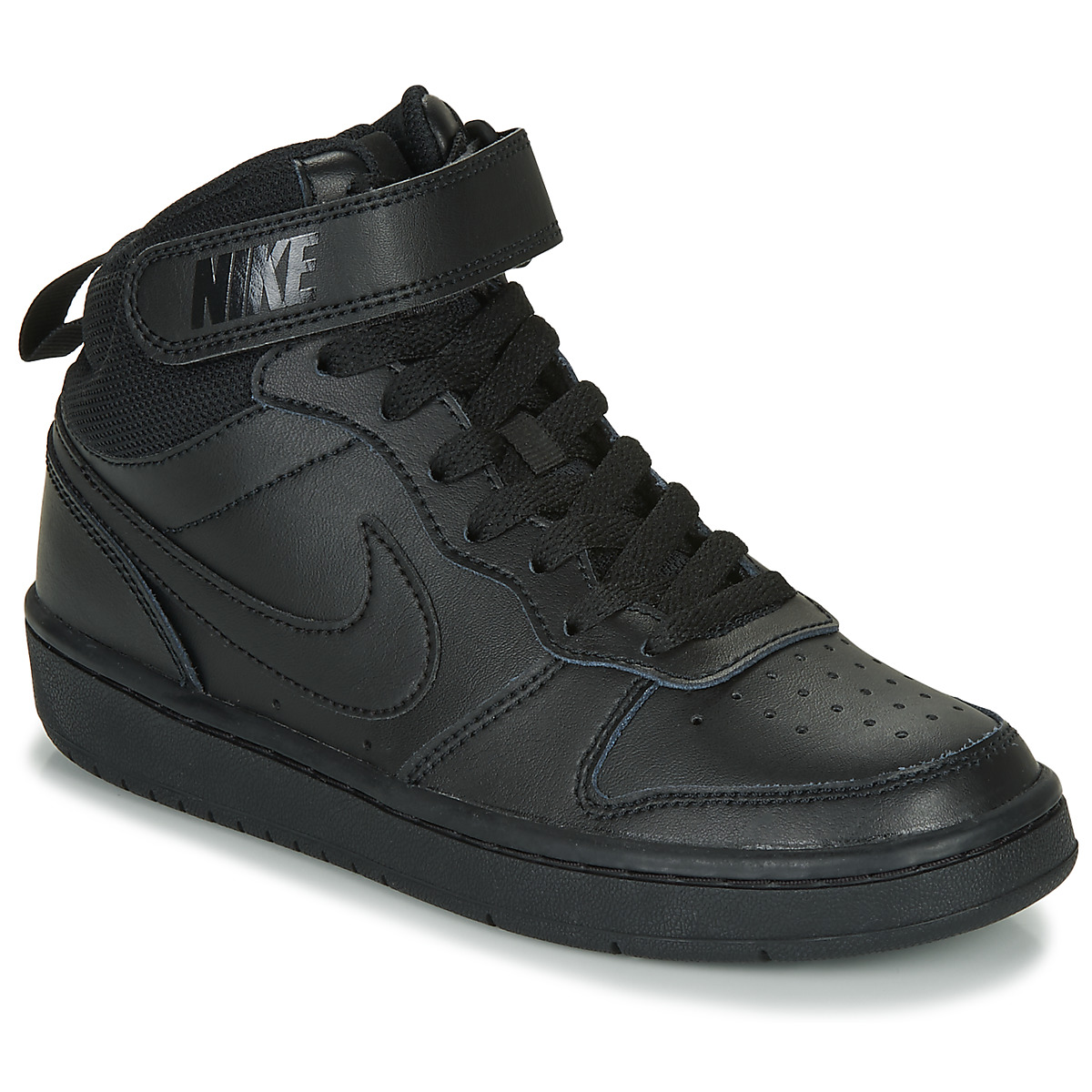 Nike Court Borough Mid 2 Gs Black Fast Delivery Spartoo Europe Shoes Low Top Trainers Child 54 99