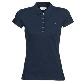 material Women short-sleeved polo shirts Tommy Hilfiger HERITAGE SS SLIM POLO Marine