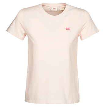 material Women short-sleeved t-shirts Levi's PERFECT TEE Pink
