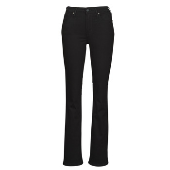 material Women bootcut jeans Levi's 725 HIGH RISE BOOTCUT Black