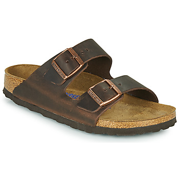Shoes Mules Birkenstock ARIZONA SFB LEATHER Brown