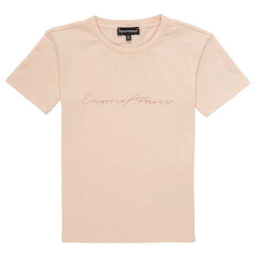 Emporio Armani Armel Pink - Fast delivery | Spartoo Europe ! - Clothing  short-sleeved t-shirts Child 59,20 €