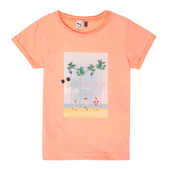 material Girl short-sleeved t-shirts 3 Pommes LEA Orange