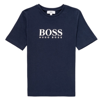 Clothing Boy short-sleeved t-shirts BOSS MARIA Blue