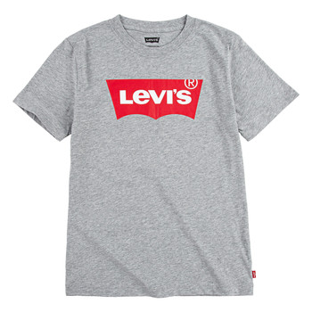 Clothing Boy short-sleeved t-shirts Levi's BATWING TEE Grey