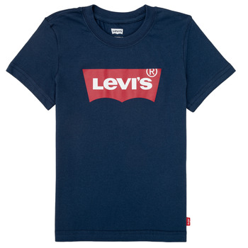 Clothing Boy short-sleeved t-shirts Levi's BATWING TEE Marine
