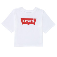 material Girl short-sleeved t-shirts Levi's LIGHT BRIGHT HIGH RISE TOP White