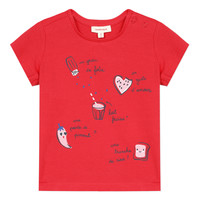 material Girl short-sleeved t-shirts Catimini MUSIKOU Red