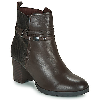 Shoes Women Ankle boots Caprice LUNITONE Brown
