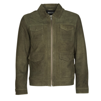 material Men Leather jackets / Imitation leather Selected SLHRALF Kaki