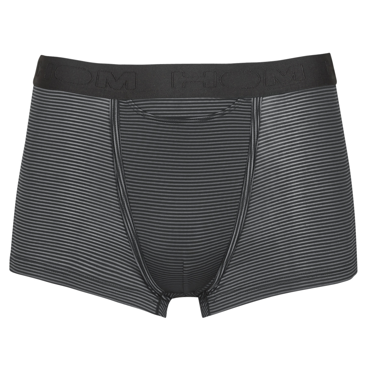 Hom SIMON BOXER BRIEF HO1 Black / White - Fast delivery  Spartoo Europe !  - Underwear Boxer shorts Men 37,60 €