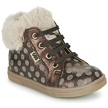 Shoes Girl High top trainers GBB JUNA Brown