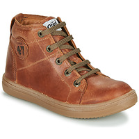 Shoes Boy High top trainers GBB KELIG Brown