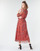 Clothing Women Long Dresses Vero Moda VMGLAMMY Red