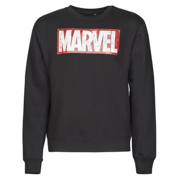 material Men sweaters Yurban MARVEL MAGAZINE CREW Black