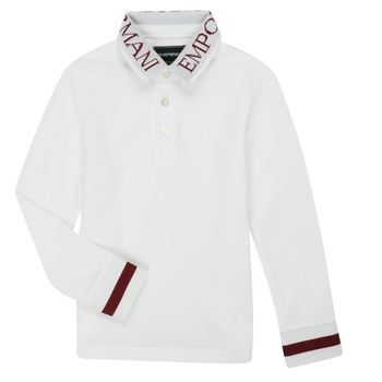 material Boy long-sleeved polo shirts Emporio Armani 6H4FJ4-1J0SZ-0101 White