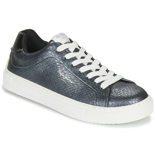 Pepe ADAM SNAKE Grey - Fast delivery | Spartoo Europe ! - Shoes Low top trainers Women 61,60