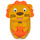 Bags Children Rucksacks Affenzahn LENA LION Orange