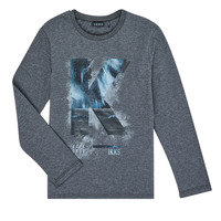 material Boy Long sleeved shirts Ikks XR10203 Grey