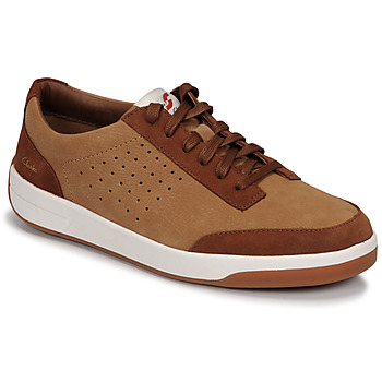 Shoes Men Low top trainers Clarks HERO AIR LACE Camel