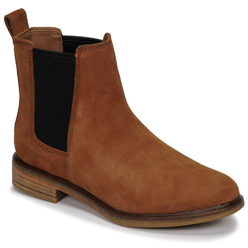 avoid Alternative proposal Posters Clarks CLARKDALE ARLO Camel - Fast delivery | Spartoo Europe ! - Shoes Mid  boots Women 123,20 €
