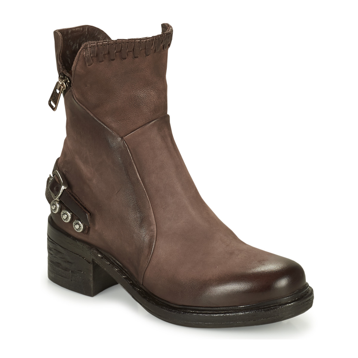 Shoes Women Mid boots Airstep / A.S.98 NOVA 17 Brown
