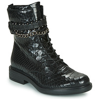Shoes Women Mid boots Mjus CAFE SNAKE Black