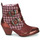 Shoes Women Mid boots Irregular Choice TOO HEARTS Bordeaux