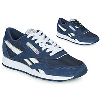 Shoes Low top trainers Reebok Classic CL NYLON Marine / White