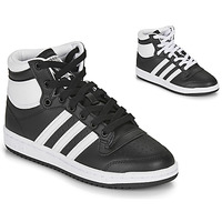 Shoes Children High top trainers adidas Originals TOP TEN J Black / White