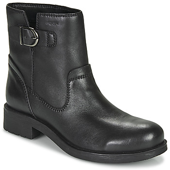 Shoes Women Mid boots Geox RAWELLE Black