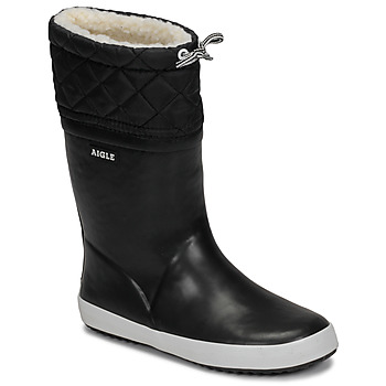 Shoes Children Snow boots Aigle GIBOULEE Black / White