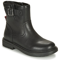 Shoes Girl Mid boots Geox ECLAIR Black