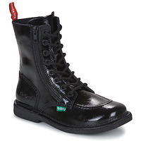 Shoes Women Mid boots Kickers MEETICKZIP Black / Varnish