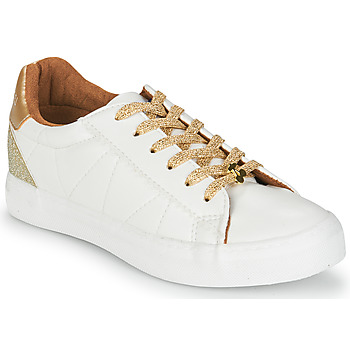 Shoes Women Low top trainers Le Temps des Cerises VIC White / Gold