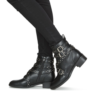 Only BRIGHT 14 PU STUD BOOT Black