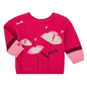 Clothing Girl Jackets / Cardigans Catimini CR18033-35 Pink