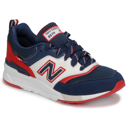 new balance white red and blue