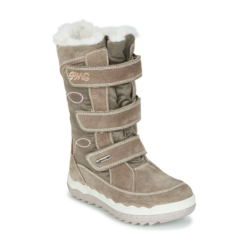 Shoes Girl Snow boots Primigi FROZEN GTX Beige / Brown