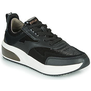 Shoes Women Low top trainers Replay FLOW CREATION Black