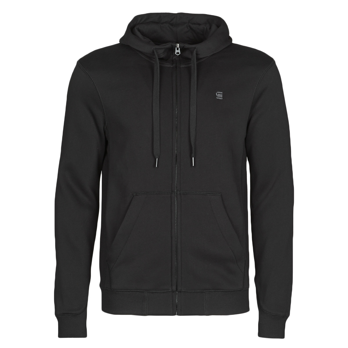 Men Raw G-Star Europe - SW ZIP - sweaters Clothing CORE 110,00 Black ! LS € | PREMIUM Spartoo HDD delivery Fast