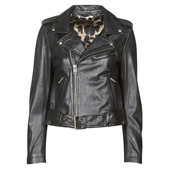 material Women Leather jackets / Imitation leather Oakwood RADIO Black