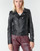 Clothing Women Leather jackets / Imitation leather Oakwood RADIO Black