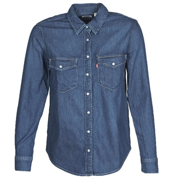 material Women Shirts Levi's ESSENTIAL WESTERN Blue